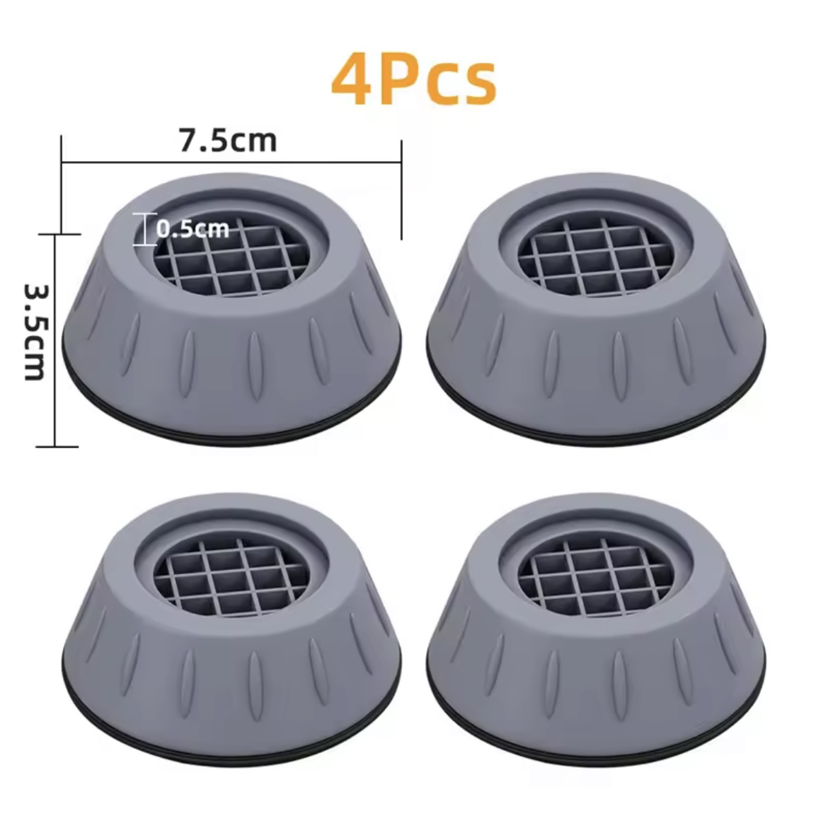 Miniatura 7 de BASE SOPORTE CAUCHO X4 LAVADORA MULTIFUN